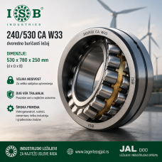 240/530 CA W33 ISB dvoredno buričasti ležaj